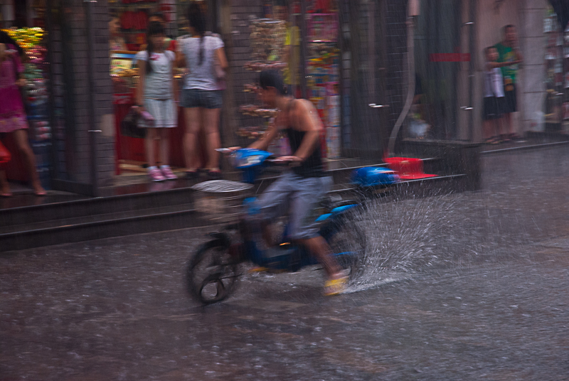 Lluvia en Pekin III – Moto acuÃ¡tica